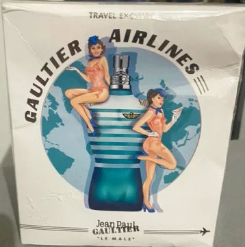 kit perfume lê male edt 125ml jean paul gaultier