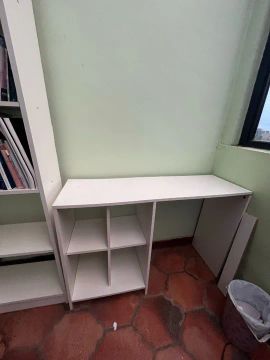 KIT APÊ - cama/guarda-roupa/comoda/nichos/escrivaninha/comodas/prateleira/cadeira/ventilad