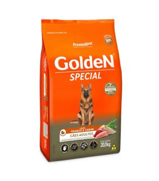 Ração Golden Special 20kg - Frango e Carne