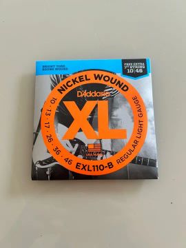 Cordas Guitarra D'Addario XL 110 - B - Nickel Wound - Regular Light