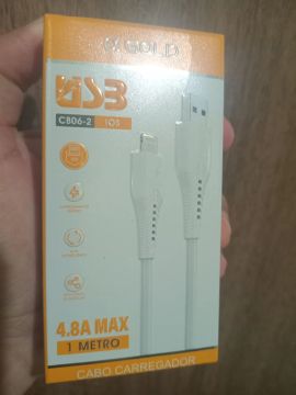 Cabo carregamento a'Gold original lightning usb para seu iPhone 