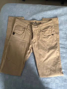 Calça bege JOHN JOHN tamanho 36