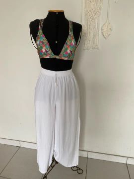 Calça Branca de viscose  - Tamanho M