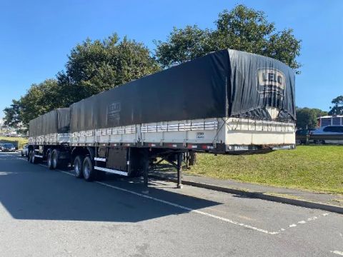 Rodotrem Graneleiro Randon Ano 19 Dolly esférico compensado naval