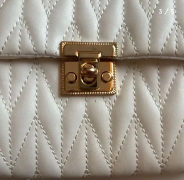 Bolsa off white feminina tira colo couro geometrico de luxo