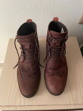 Bota de Couro John John tamanho 38 - Masculina Marrom