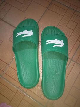 Chinelos Lacoste Verde - Tamanho 40