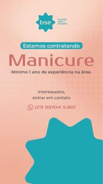 Vaga manicure 
