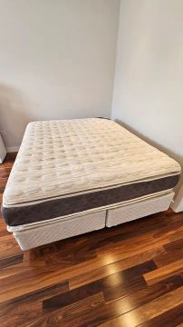Cama Box + Colchão Queen Castor Super Luxo
