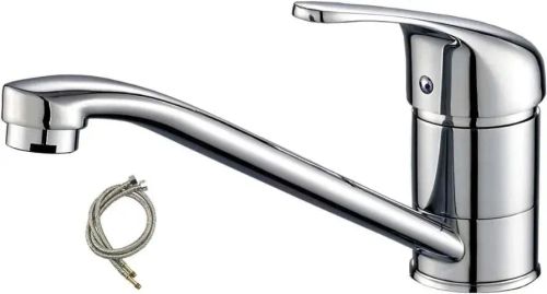 Torneira Monocomando de Bancada Aço Inox