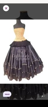 Conjunto corset e saia Pombagira- Novo!