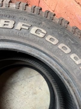 2 Pneus BFGoodrich All Terrain 265/65R17 120/117S