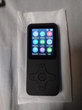 MP3 Player Portátil com Bluetooth e Rádio FM