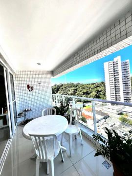 Apartamento no Tirol: Res Portucalle, com 3 suítes; 3 vagas de garagem; 136 m2