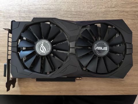 Placa de Vídeo RX 570 8GB ddr5 ASUS ROG STRIX 