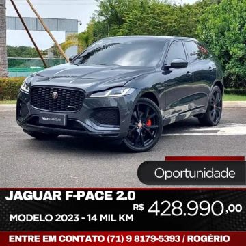 JAGUAR F-PACE 2.0 P400e PHEV R-DYNAMIC S AWD AUTOMÁTICO - ROGÉRIO 