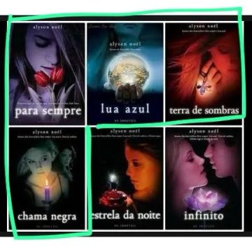 Coleção de Livros Alyson Noel (4 primeiros livros) - DESCRIÇÃO!!