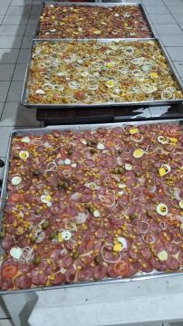 Pizza gigante para eventos