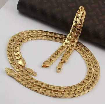 Cordão longo + Puseira banhados a Ouro + Cordão de Prata 925