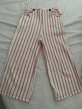 Calça listrada infantil 12 anos