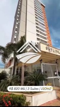 Apartamento para Venda em Palmas, Plano Diretor Sul, 3 dormitórios, 3 suítes, 4 banheiros,