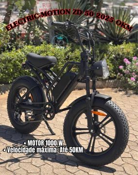 Bicicleta Elétrica Motion ZD 50 2025 OKM 1000W