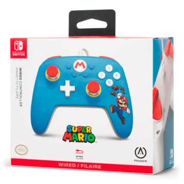 Controle Nintendo Switch Wired edição Super Mario