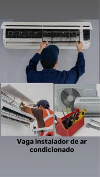Vaga instalador ar condicionado