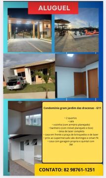 Aluguel de casa gram jardim das dracenas 