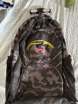 Mochila de rodinhas Sestini camuflada