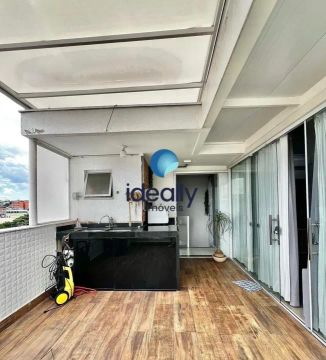 Cobertura no Glória com 2 Quartos e 3 banheiros à Venda, 98 m² por R$ 449.000