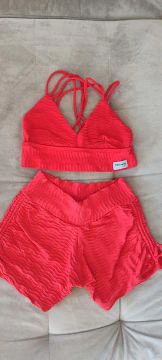 Conjunto Fit Vermelho - Novo!