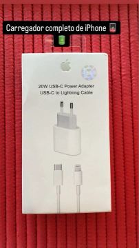 Carregador Completo iPhone 20W Original