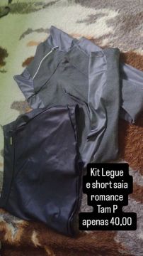 Kit Legue e Short Saia Romance