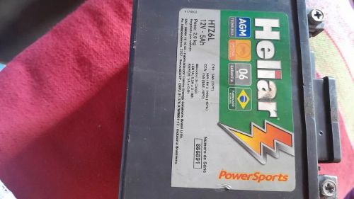 Vendo Bateria Heliar HTZ6L 12V 5Ah p/ Moto ainda pegando na partida elétrica 
