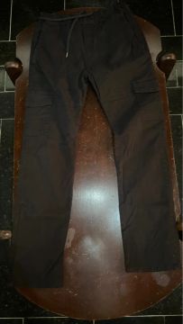 Calça Cargo Preta Masculina
