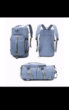 Mochila de Viagem Azul - 3 em 1