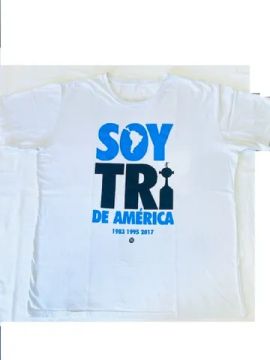 Camiseta Manga Curta Gremio ?Soy Tri de America? Tam GG dO Bairrista