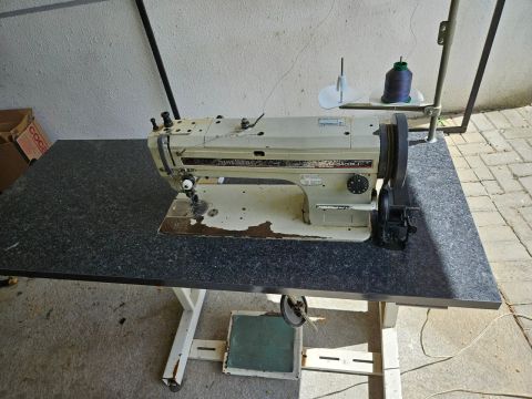 Maquina de costura industrial transporte duplo