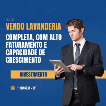 Vendo lavanderia completa, com alto faturamento e capacidade de crescimento
