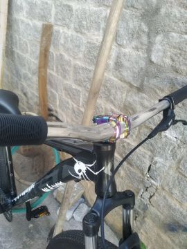 Guidão de bicicleta Gios polido