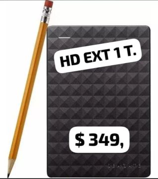 HD Externo Seagate 1TB novo - Novo