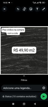 Piso Vinílico na Compra com Cola
