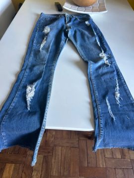 Calça Jeans Zara Azul - Tamanho M