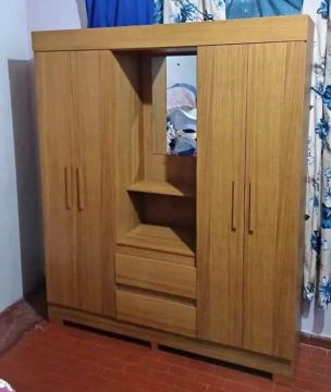 Guarda Roupa Capelinha 4 Portas com Espelho (NOVO) Entrega Grátis! 