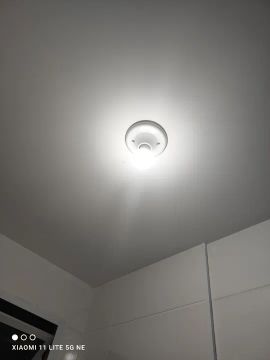 Luminária de teto branca