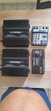 Amplificadores Soundmax SM2000.2 2x1000W RMS