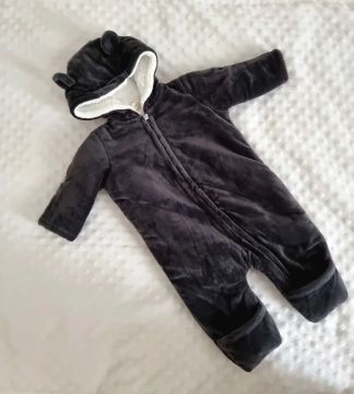 Macacão Infantil RN em plush c/ ziper  $70