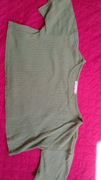 Blusa Cropped Verde