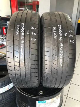 Kit 02 pneus 225/55r18 Bridgestone Alenza 001 (usados) 1/2